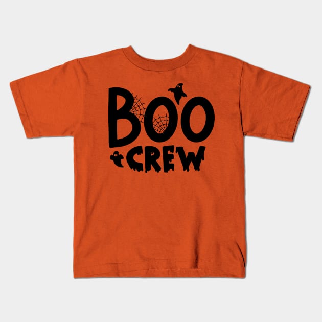 BOO Crew | Halloween Vibe Kids T-Shirt by Bowtique Knick & Knacks
